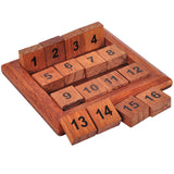 Wooden Number 1-16 Puzzle