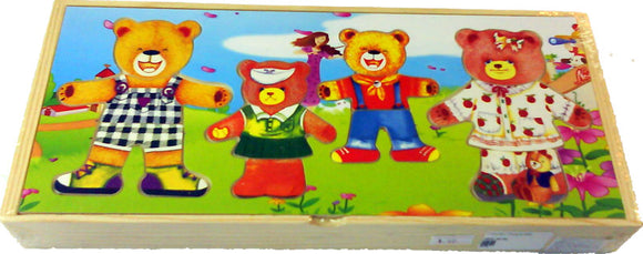 Wooden Puzzle - Four Bears