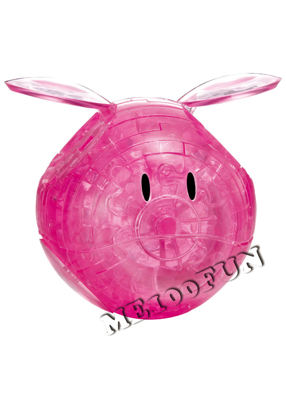 3D Crystal Puzzle - Haro Pink