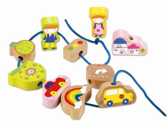 Classic Wooden Toys - City Beads