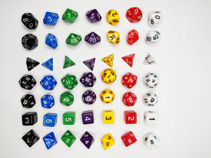 Polyhedral Dice, Set Of 7