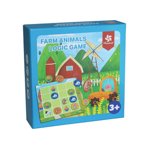 Pinwheel - Farm Animals Logic Game