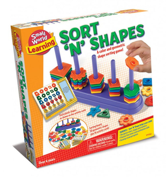 Get Ready for School - Sort N Shapes