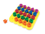Stacking Shapes Pegboard