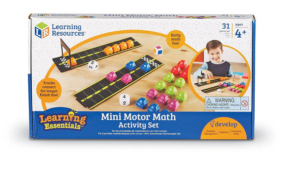 Mini Motor Maths Activity Set