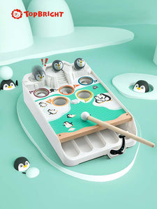 Top Bright - Penguin playing snowball table game