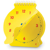 Student Changing Faces Clock Flip Book, Set of 5