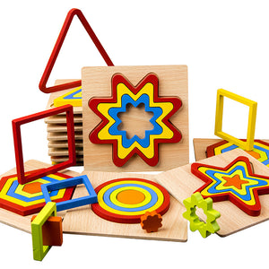 Learning Size with Shape Puzzles (Set of 10)
