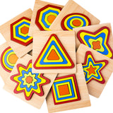 Learning Size with Shape Puzzles (Set of 10)