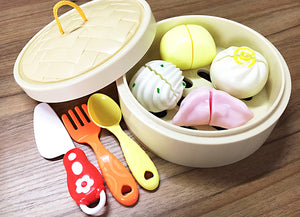 Cutting Food Toys - Dim Sum with Steamer
